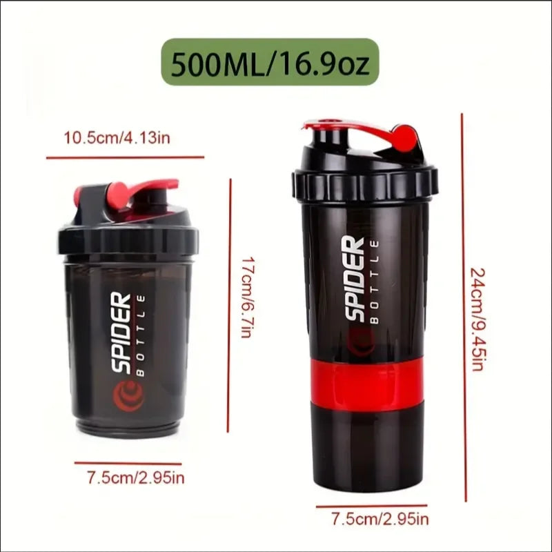 Shaker Bottle With Power Container 2