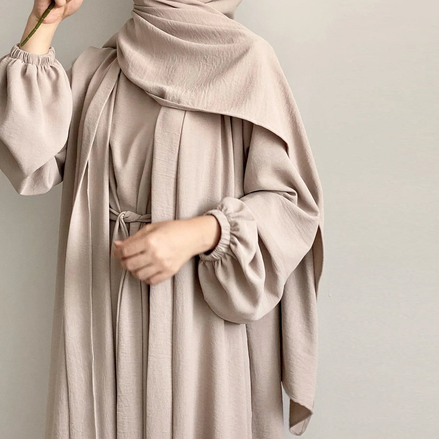 Abaya Kimono and Hijab