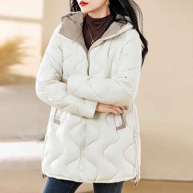 Cozy Women’s Hooded Down Parka for Autumn/Winter