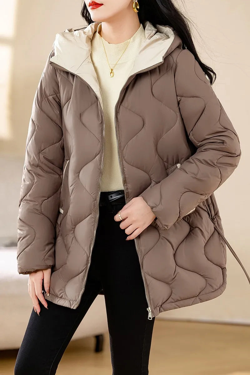 Cozy Women’s Hooded Down Parka for Autumn/Winter