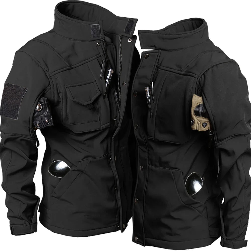 Men's Windproof Waterproof Biker Suit - Tactical Jacket & Pants Set