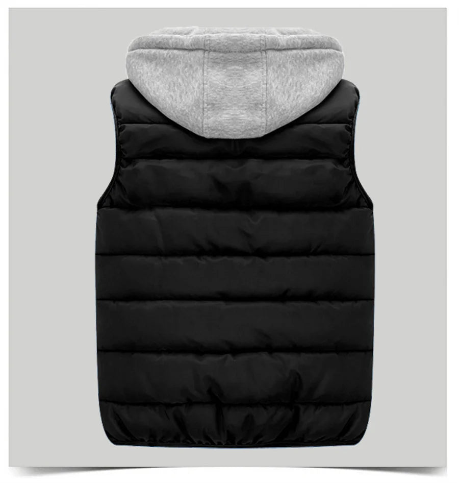 Hooded Padded Vest - Spring/Autumn