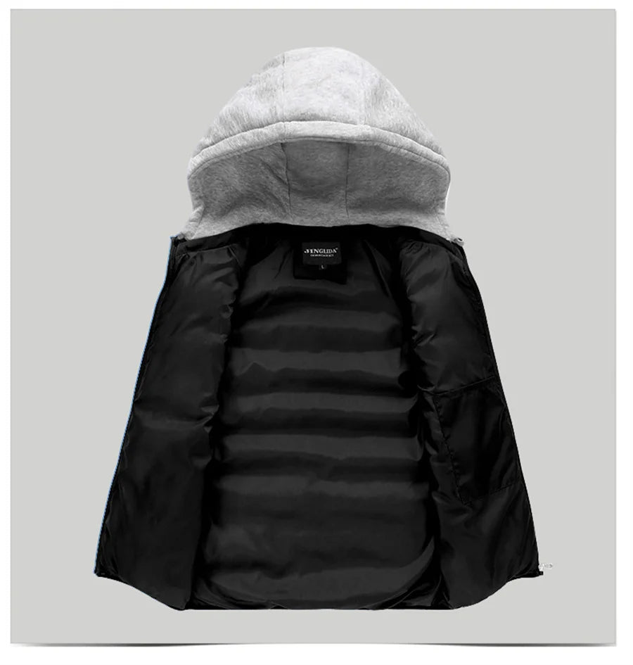 Hooded Padded Vest - Spring/Autumn