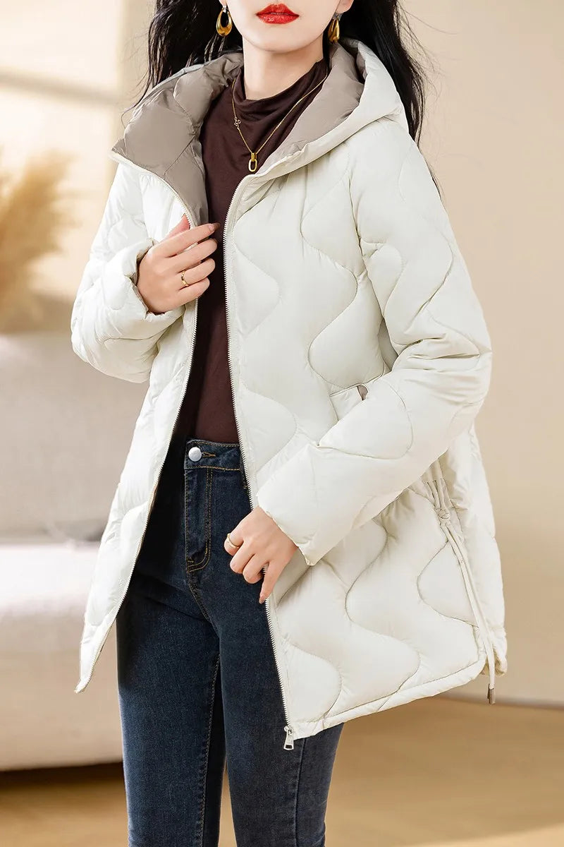 Cozy Women’s Hooded Down Parka for Autumn/Winter