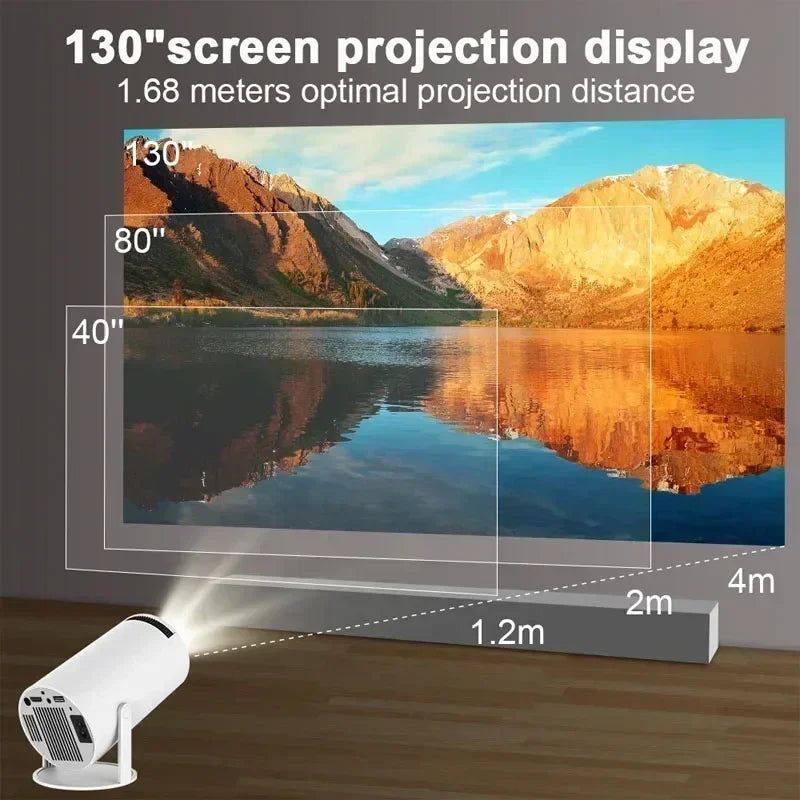 Portable 4K Android Projector