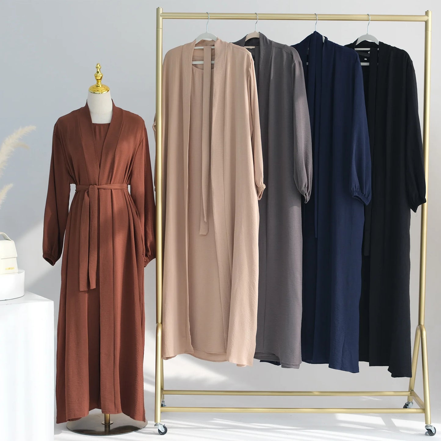 Abaya Kimono and Hijab