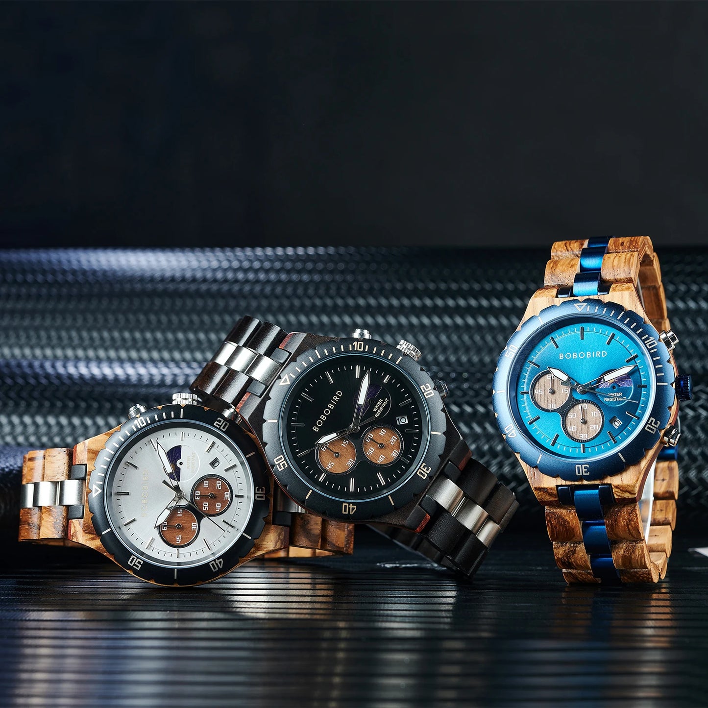 BOBO BIRD Luxe Wooden Chronograph Watch