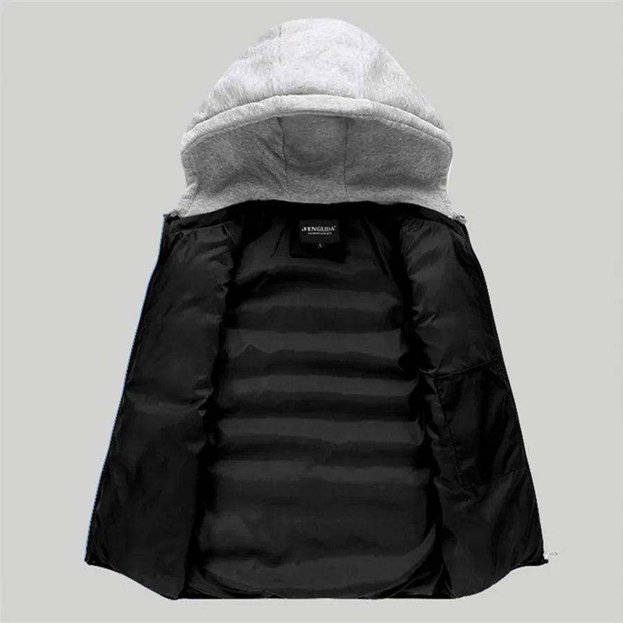 Hooded Padded Vest - Spring/Autumn