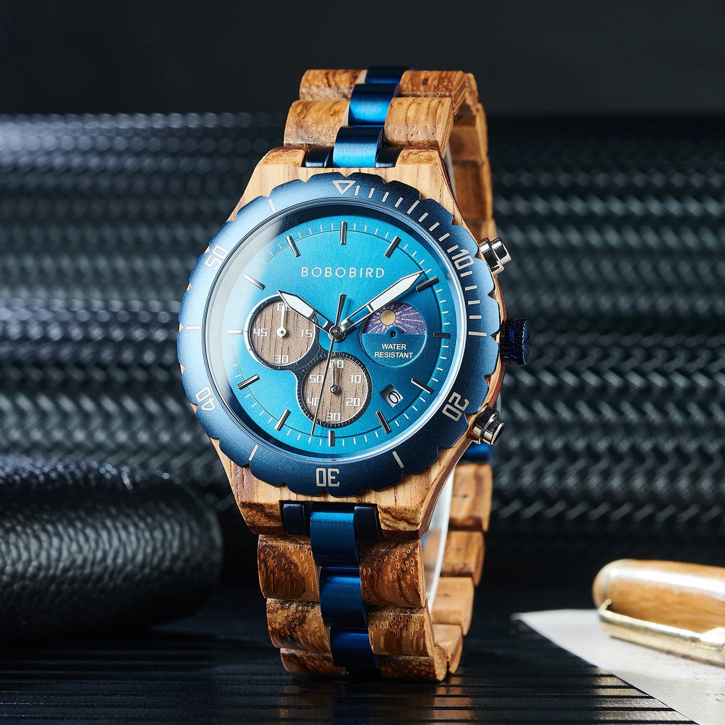 BOBO BIRD Luxe Wooden Chronograph Watch