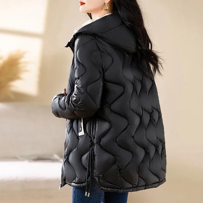 Cozy Women’s Hooded Down Parka for Autumn/Winter