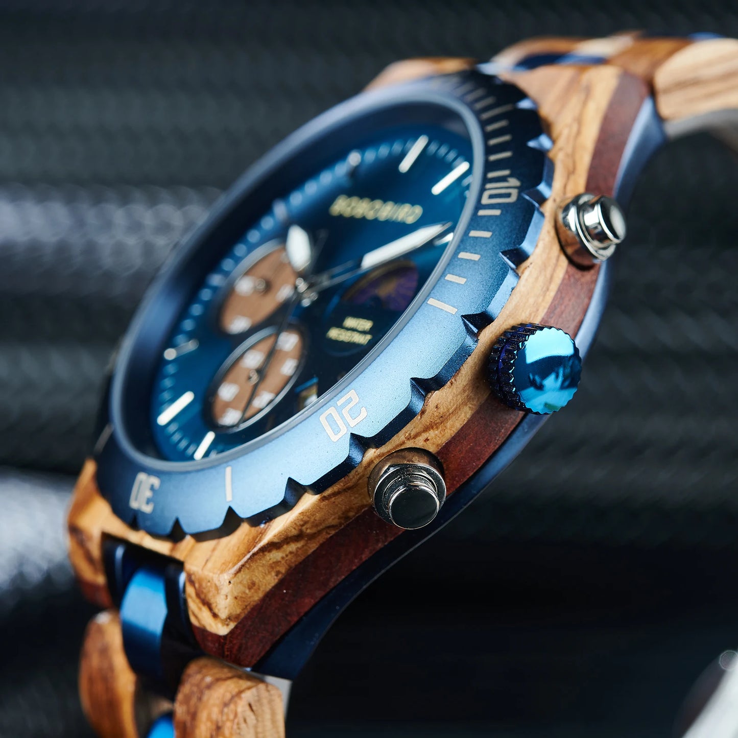 BOBO BIRD Luxe Wooden Chronograph Watch