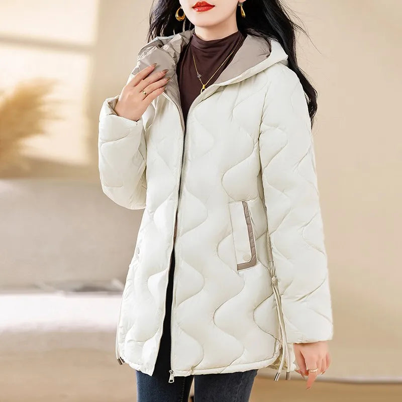 Cozy Women’s Hooded Down Parka for Autumn/Winter