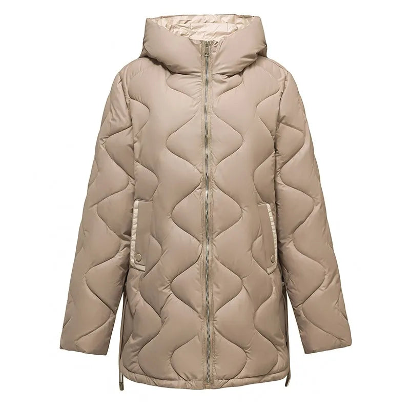 Cozy Women’s Hooded Down Parka for Autumn/Winter