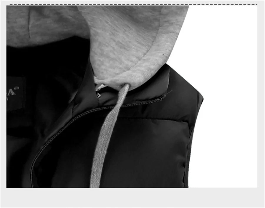 Hooded Padded Vest - Spring/Autumn