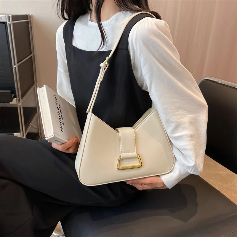 Trendy Small Leather Shoulder Bag