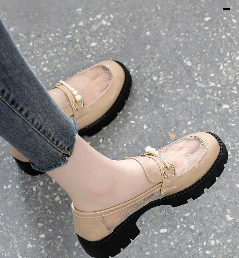 Chic and Elegant Ladies Summer Footwear Normal Leather