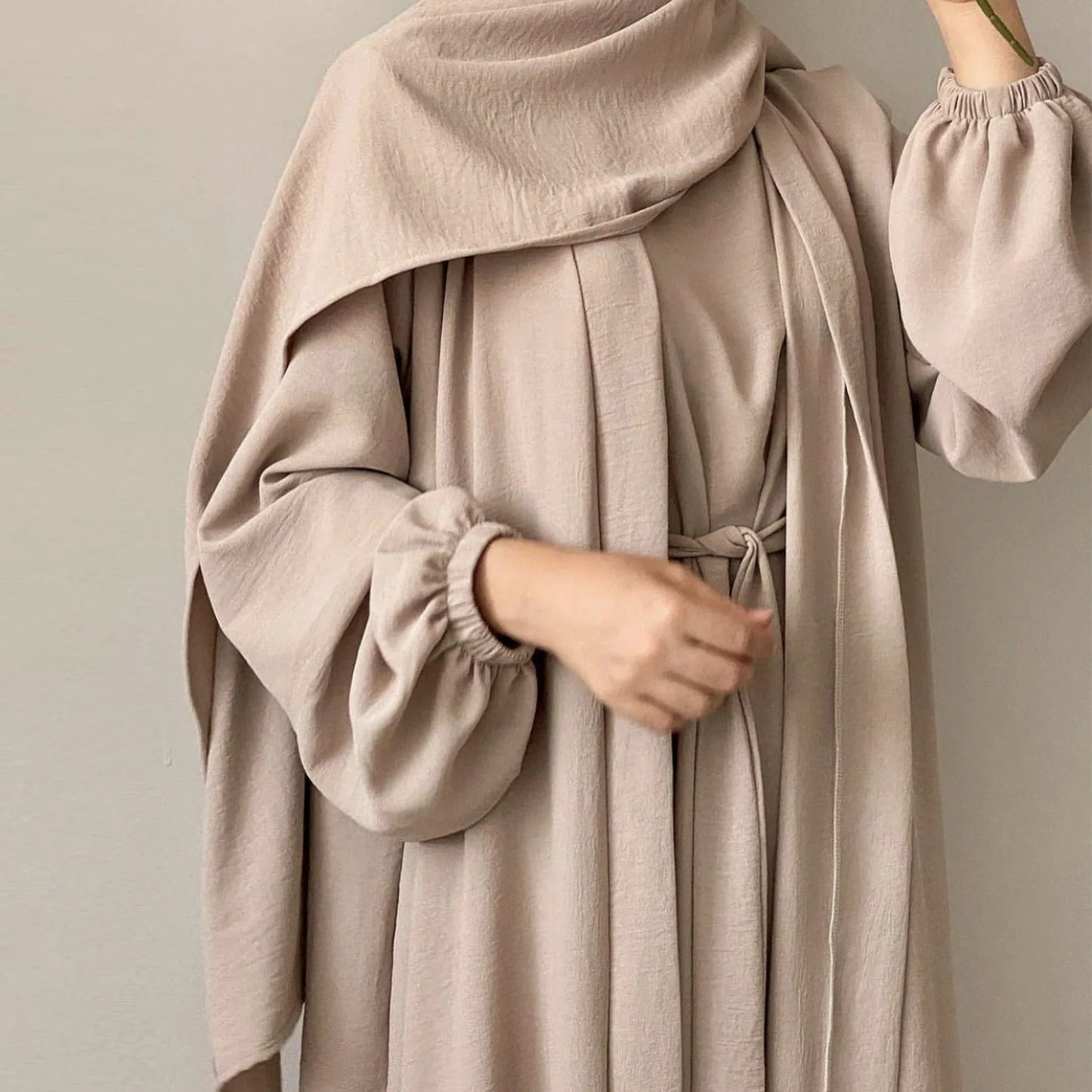 Abaya Kimono and Hijab